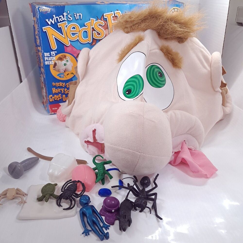 What's In Ned's Head Game Fundex 2010 kids family guessing no cards INCOMPLETE